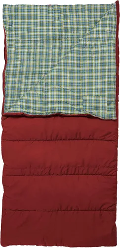 Vista 11 de Teton Evergreen Sleeping Bag for Adults – Warm & Cozy All-Season Camping Sleeping Bag with Spacious Fit for Cold Weather or Mild Nights Night/Rojo