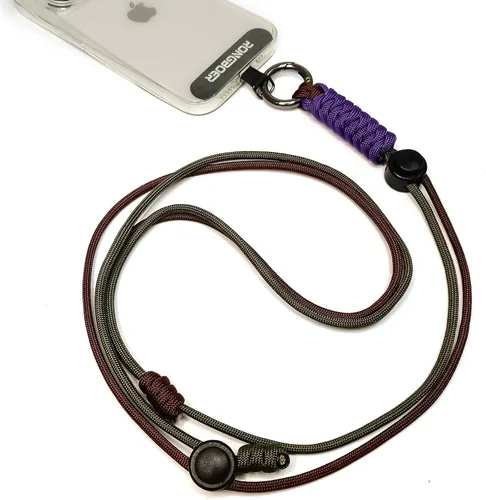 Vista 9 de Cordones para teléfono celular alrededor del cuello, cordón de muñeca para llaves, cordones para insignias de identificación, cordón ajustable