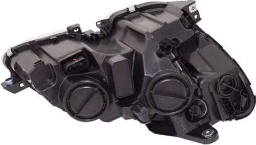 Vista 2 de Para Mercedes-Benz C63 AMG/C300/C350 2008 2009 2010 2011 lado del conductor del faro delantero Carcasa cromada Reemplazo para MB2502163