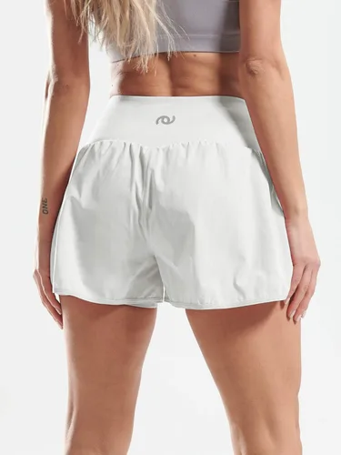 Vista 6 de Cadmus - Pantalones cortos de entrenamiento para mujer 2 en 1, para gimnasio, atlético. Pantalones cortos de entrenamiento con bolsillos