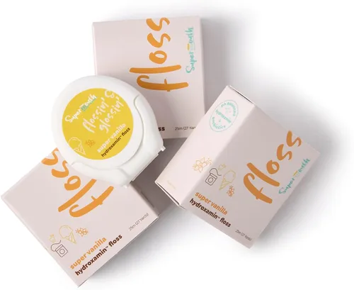 Vista 15 de SuperMouth® Hilo dental sin flúor, hilo dental expansible para eliminar la placa y soporte del esmalte, fórmula suave para niños, adultos y mujeres