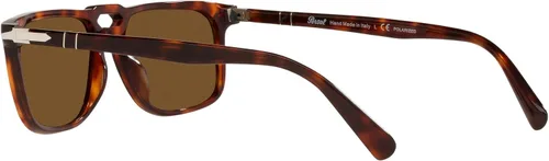 Vista 5 de Persol PO3273S - Gafas de sol rectangulares, Gris Gradiente Verde RayasGris Claro Gradiente Gris Oscuro
