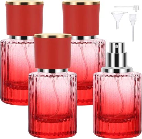 Vista 21 de Segbeauty Botellas de perfume de vidrio de 1 oz vacías, 2 piezas, botellas de perfume de viaje rellenables, botella de viaje de colonia de 1.0 fl