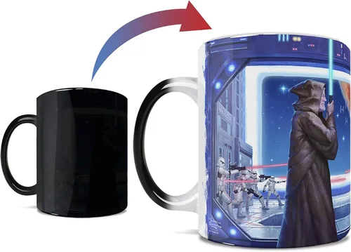 Vista 9 de Morphing Mugs Star Wars - The Book of Boba Fett - Un nuevo comienzo - Una taza sensible al calor de 16 onzas - Imagen completa revelada cuando se