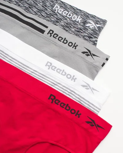 Vista 2 de Reebok Womens Underwear - Seamless Hipster Briefs 4 Pack