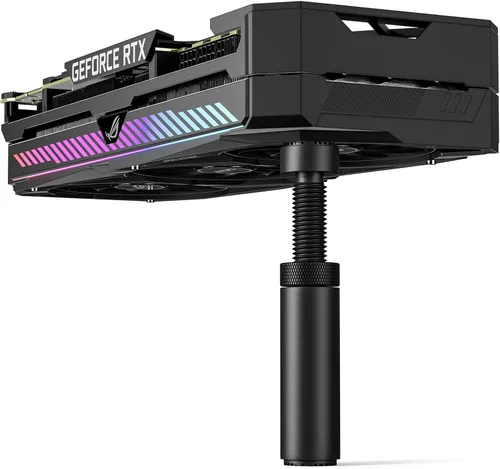 Vista 8 de upHere - Soporte de GPU,Soporte para tarjeta gráfica GPU,Soporte para hundimiento de tarjeta de video,Soporte de GPU,Blanco,ARGB