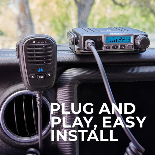Vista 7 de Midland – MXT115AGVP3 - Radio MicroMóvil Bidireccional GMRS de 15 Vatios - Radio para Exteriores, Granja y Todo Terreno - Antena Fantasma de 3dB