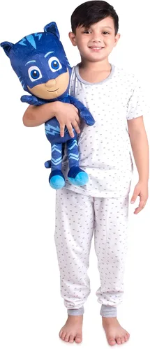 Vista 2 de Franco Kids Bedding - Almohada de peluche súper suave, talla única, diseño de PJ Masks Catboy