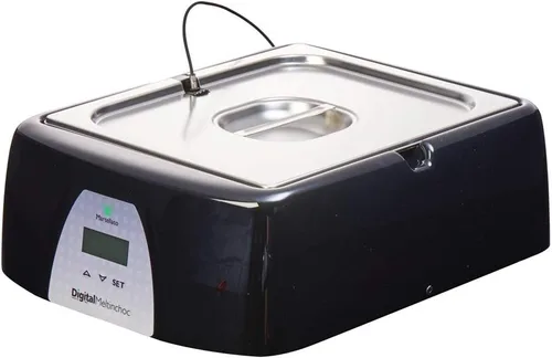 Vista 3 de Martellato MCD101110V Meltinchoc Meltinchoc - Olla para fundir chocolate, 110 voltios, 3,6 litros, color negro y plateado