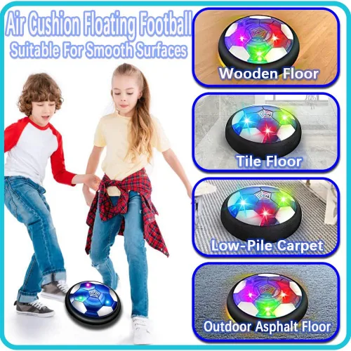 Vista 3 de JRD&BS WINL Juguetes de Pelota de Fútbol Flotante para Niños y Niñas, Pelota de Fútbol Flotante Recargable con Luces LED, Juego de Fútbol de Aire