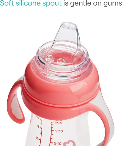 Vista 2 de Munchkin Gentle Transition Baby Sippy Cup, Baby First Sippy - Ayuda a bebés y niños pequeños a pasar de biberones a tazas, a prueba de derrames, 9