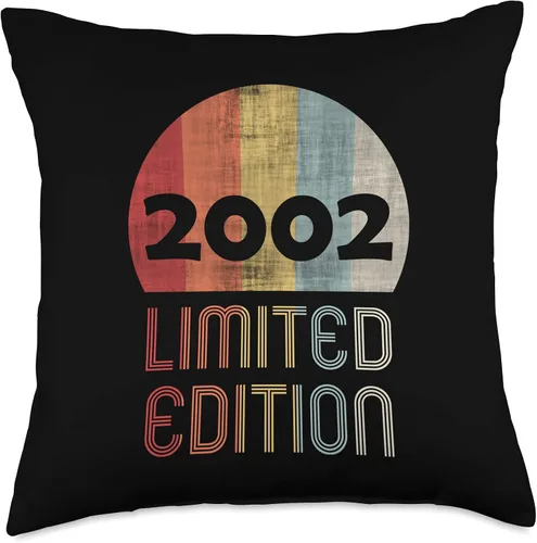 Vista 4 de 2002 Limited Edition 20th Birthday Gift 20 Years Old Throw Pillow