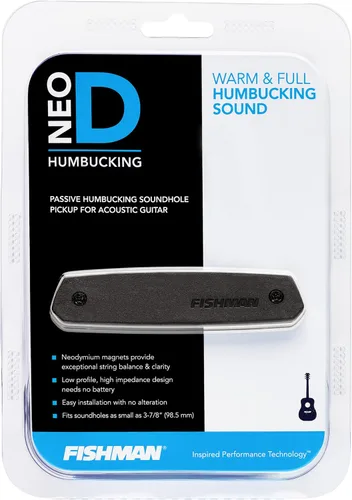 Vista 4 de Fishman Neo-D Humbucking Pastilla acústica
