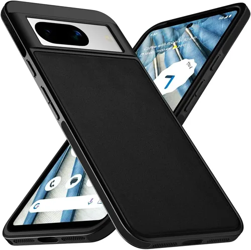 Vista 10 de X-level Funda delgada para Google Pixel 8 Pro, de doble capa, a prueba de golpes, cuerpo completo, parte trasera de policarbonato duro, superficie