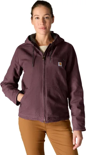 Vista 8 de Carhartt Chaqueta Iconic Washed Duck Sierra para mujer Albahaca
