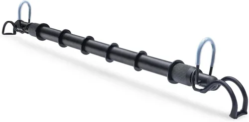 Vista 9 de Barra ajustable para colgar ropa de automóvil, de 30 a 50 pulgadas, barra de suspensión resistente para vehículos pequeños o medianos, armario