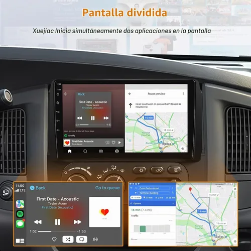 Vista 6 de AWESAFE - Radio de coche para Jeep Wrangler JK 2007-2018 Dodge Ram 8Core 64GB