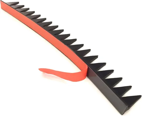Vista 4 de customTAYLOR33 Even Spikes Mohawk - Accesorio de goma para casco (casco no incluido)