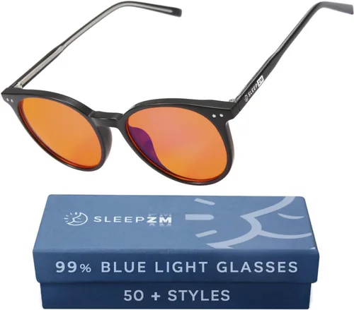 Vista 26 de Sleep ZM Blue Light Blocking & Light Sensitivity Glasses - 14 Lens Types for Comfort, Relaxation, Sleep & Relief