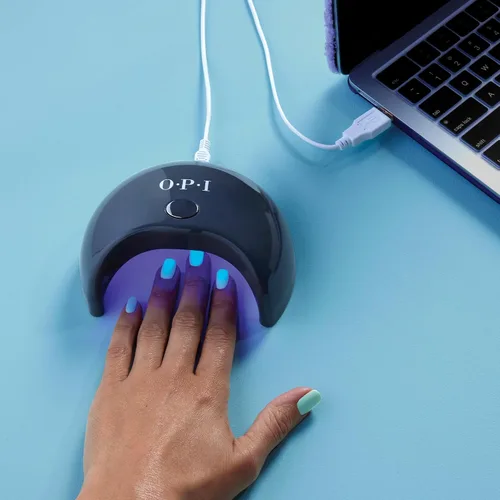 Vista 7 de OPI GELement LED Cure Gel Nail Polish System DIY Salon Quality Assorted Colors, Base & Top Coat LED Curing Lamp Starter Kit + Prep Supplies