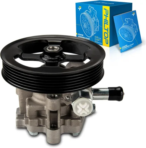 Vista 45 de PHILTOP 215345 Bomba de dirección asistida con polea, apta para Corolla 2003-2008; Matrix; Vibe, Reemplazar OE 215345, 4236, 4236C, 4431002101