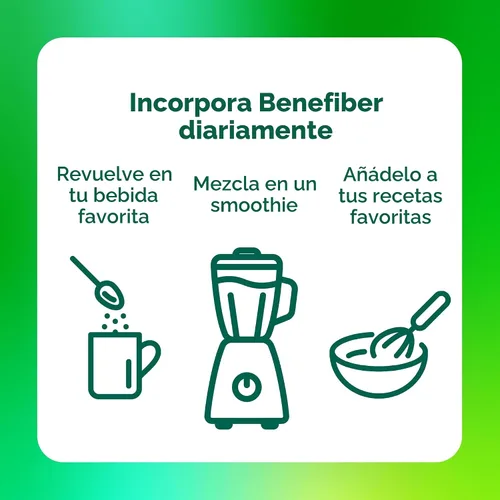 Vista 3 de Suplemento de fibra Benefiber, sin azúcar, 1, 1