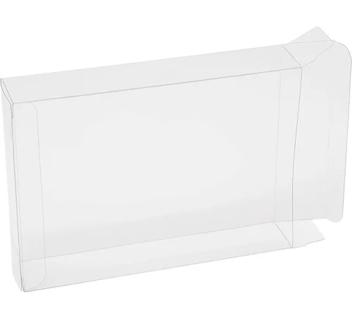 Vista 4 de Viturio Super Nintendo SNES & N64 Game Box Protector Cases (10 Pack) Clear Plastic .35mm