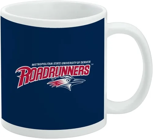 Vista 378 de Taza de cerámica con el logotipo principal de la Universidad Rider, taza de regalo novedosa para café, té y bebidas calientes, 11oz, blanca
