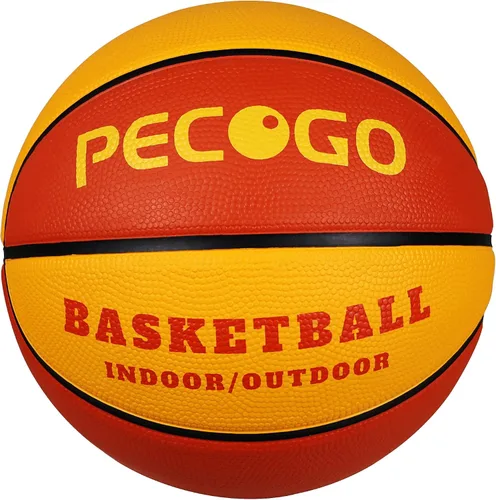 Vista 8 de Balón de baloncesto de goma oficial para interiores y exteriores, para hombres, tamaño 3/4/5/6/7 para niños, jóvenes, adolescentes, niños y niñas
