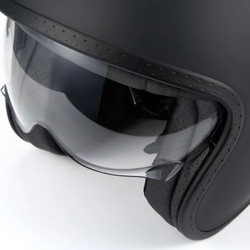 Vista 5 de ORIGINE Casco de motocicleta de cara abierta, casco de scooter, casco 3/4 con visera aprobado por DOT
