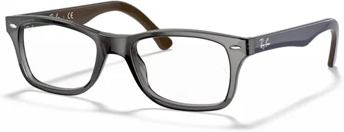 Vista 18 de Ray-Ban unisex-adult Rx5228 Square Prescription Eyeglass Frames Negro sobre textura camuflaje/lente de demostración