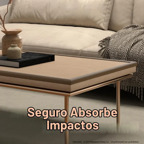 Vista 6 de Roving Cove - Protector de esquina para muebles, borde en forma de I de 15 Marrón café