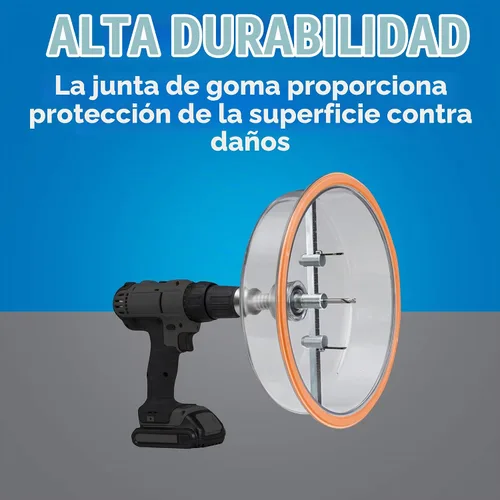 Vista 6 de Jonard Tools AHC-10, Sierra de Corona Redonda de Grado Profesional, Incluye Protector contra Polvo y Estuche, Corta Madera Contrachapada, Paneles