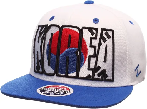 Vista 8 de Zephyr Gorra ajustable con diseño de bandera de país, gorra de béisbol con visera plana