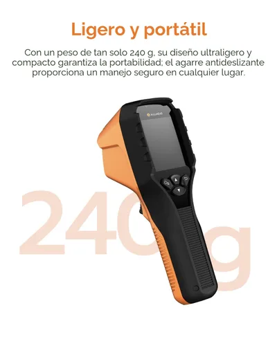 Vista 8 de GT14S Cámara de imágenes térmicas, modo termómetro, ultraligera 8.47 oz 4°F~1022°F Range, 14H Runtime, Live Tracking with Edge-Enhanced Display