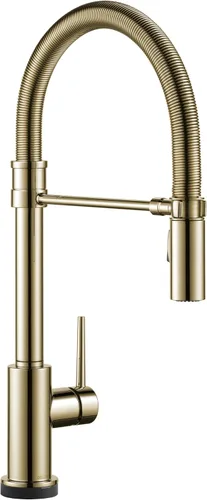 Vista 16 de Delta Faucet Trinsic Pro - Grifo de cocina de estilo comercial, grifos de cocina con rociador desplegable, grifo de fregadero de cocina, grifo