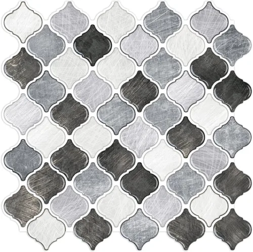 Vista 18 de STICKGOO Arabesque Protector contra Salpicaduras Despegar y Pegar, 12"X12" Azulejo Protector contra Salpicaduras para Cocina Despegar y Pegar