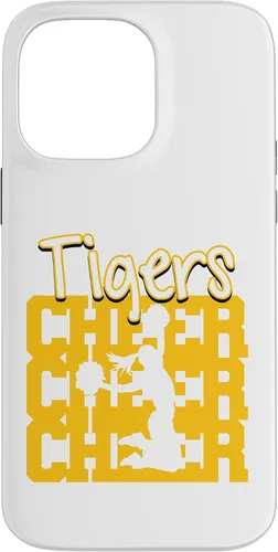 Vista 21 de Tigers Cheer Back to School Cheerleading Spirit GY Case for iPhone 17