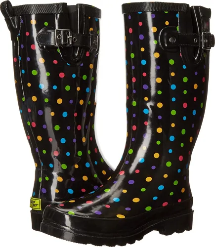 Vista 18 de Western Chief Botas de lluvia altas e impermeables para jardín al aire libre para mujer Bandana