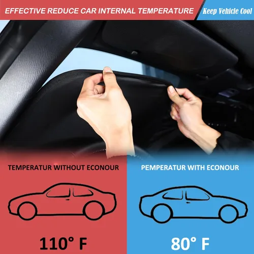 Vista 3 de Parasol para parabrisas original para Mazda MX-5 ND 2016 2017 2018 2019 2020 2021 2022 2023 protector reflectante para parabrisas de automóvil