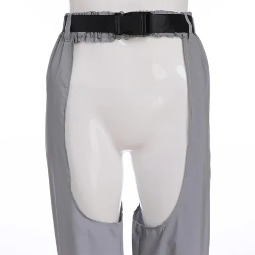 Vista 6 de Women Fashion Cargo Pants High Rise Sweatpants Rave Reflective Pants Solid Color Color Block
