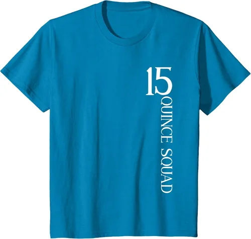 Vista 20 de Quince Squad Quinceanera 15th Birthday - Camiseta de quinceañera para niñas Asphalt Grey