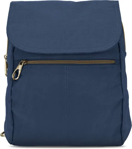 Vista 8 de Travelon Mochila delgada antirrobo para mujer, Ocean, talla única , Travelon Mochila delgada antirrobo Signature