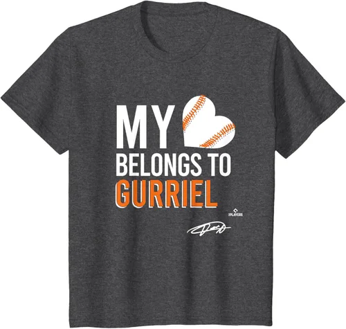 Vista 7 de My Heart Belongs To Yuli Gurriel Camiseta