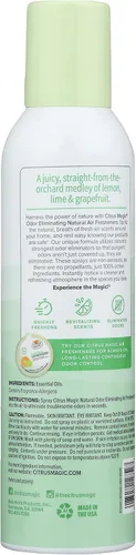 Vista 2 de Citrus Magic Aerosol para Eliminar Olores del Ambiente, Cítrico Fresco, 6 onzas