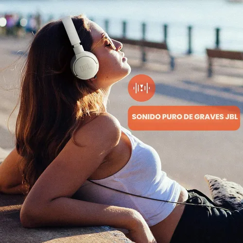 Vista 6 de JBL Tune 660NC inalámbrico con cancelación activa de ruido, batería de hasta 55 horas, micrófono para llamada, plegable y cómodo, compatible con Azul