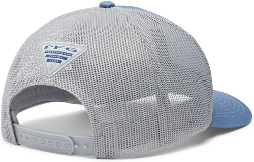 Vista 268 de Columbia Gorra de bola de malla Bandera antigua de malva/blanco/pescado