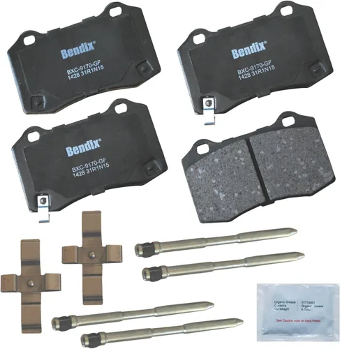 Vista 239 de Bendix Priority1 CFC154 - Juego de pastillas de freno de disco para Avanti II, Century, LeSabre, Regal, Riviera, chasis comercial, DeVille