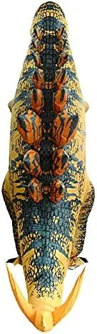 Vista 2 de VURPOKSI Disfraz inflable de dinosaurio para adultos, divertido overol inflable para Halloween, Navidad, desfile, fiesta familiar