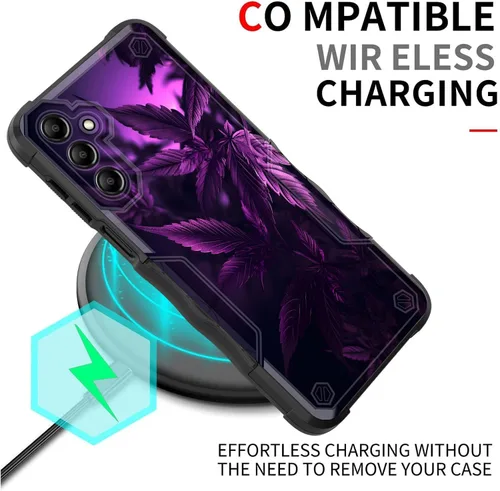 Vista 387 de Funda para Galaxy A14 5G, [Doble Capa][Protección contra Caídas de Grado Militar de 10 Pies] [Antideslizante] Funda Resistente a Prueba de Golpes